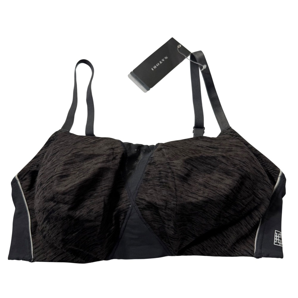 Natori Sports Bra High Impact Graphite Heather 32D/DD - Picture 11 of 11